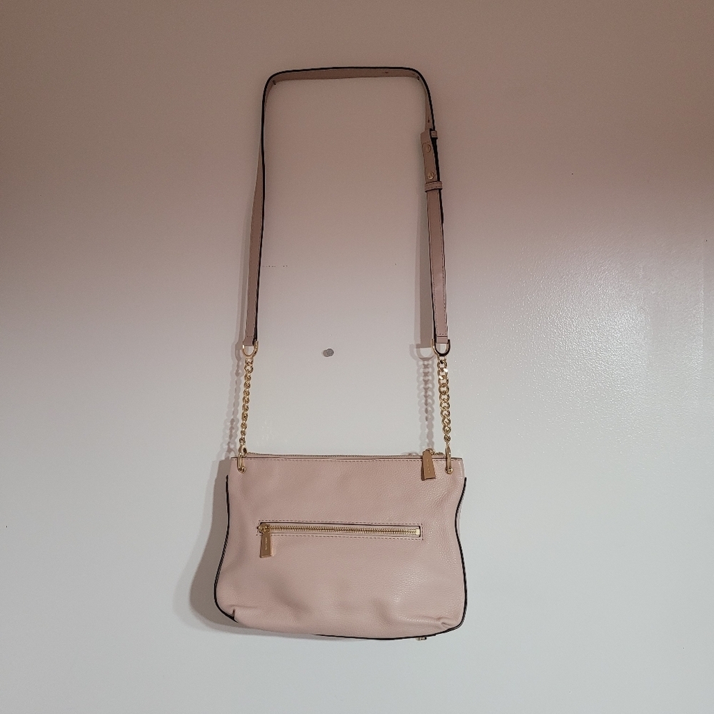 Michael Kors Lillie Pink Pebble Leather Crossbody Women's Handbag - Picture 8 of 10